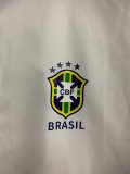 brazil 2024 white windbreaker jacket 