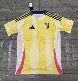 2024-25 Juventus away yellow soccer jersey
