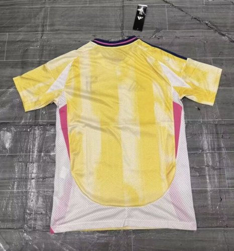 2024-25 Juventus away yellow soccer jersey