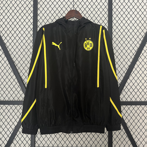 2024-25 Dortmund black windbreaker