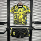 2024-25 Brazil Jesus Yellow Special kids kit