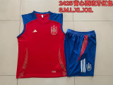 2024 Spain red Vest suit