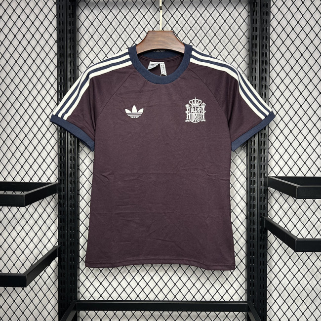 Spain 2024-25 Euro Retro style Jersey