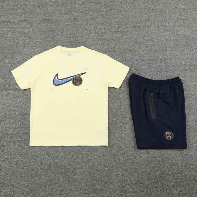 2024-25 paris saint germain yellow training suit