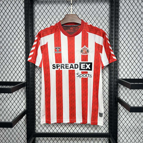 2024-25 Sunderland home soccer jersey