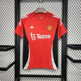 2024-25 Manchester United Red Pre-match training Jersey