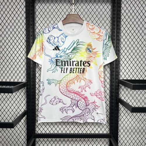 2024-25 Real Madrid White Cailong Special Edition Jersey