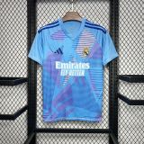 2024-25 Real Madrid blue goalkeeper jersey