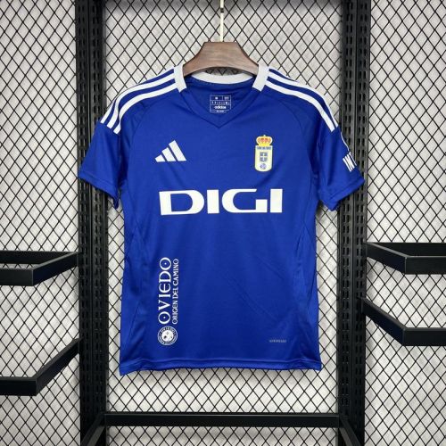 2024-25 Real Oviedo home soccer jersey