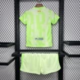 2024-25 Barcelona third green kids kit