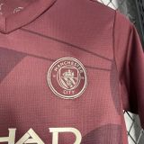 2024-25 Manchester City third away kids kit