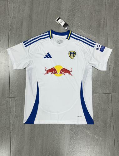 2024-25 Leeds home soccer jersey