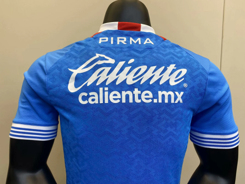 2024-25 Cruz Azul home player version(The player version is more slim fit, it is recommended to buy one size larger)