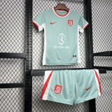 2024-25 Atletico Madrid away kids kit