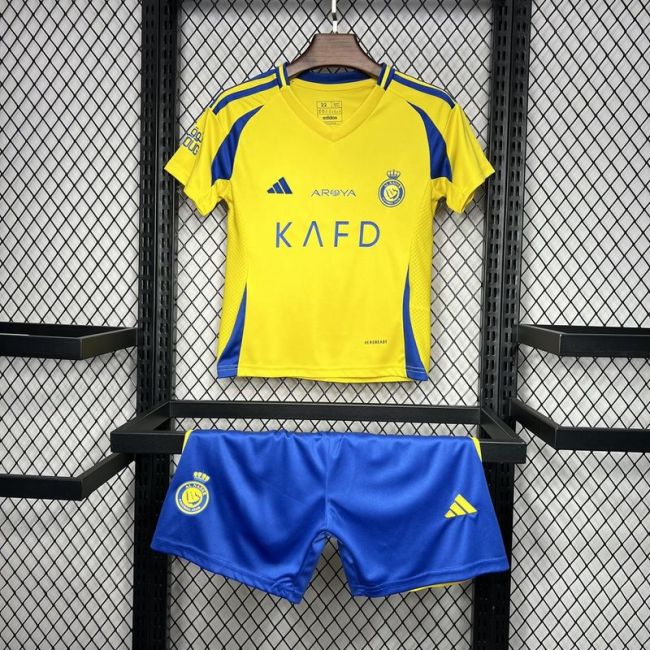 2024-25 Al-Nassr home kids kit