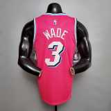 WADE #3 Miami Heat V-neck pink