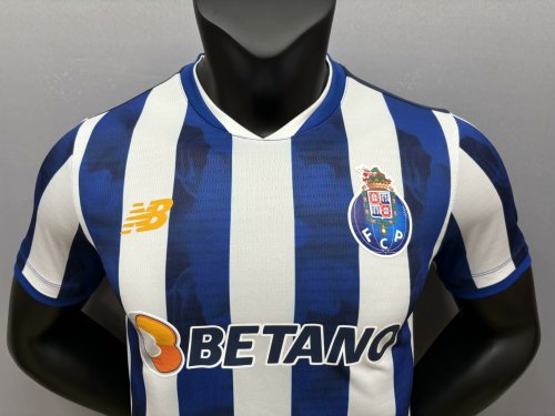 2024-25 Porto Player version home(The player version is more slim fit, it is recommended to buy one size larger)