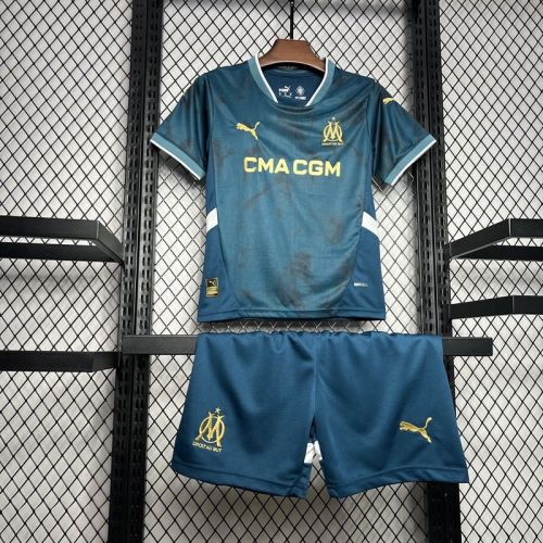 2024-25 Marseille away kids kit