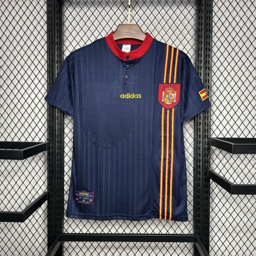 1996 Spain away retro jersey