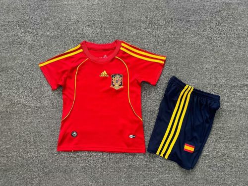 Retro spain 2008 home kids kit