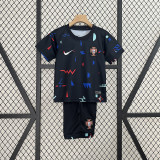 2024 Portugal black training kids kit