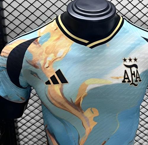 Player Version 2024 Japan Watercolor Painting Blue/Yellow Concept(The player version is more slim fit, it is recommended to buy one size larger)