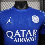 paris saint germain 2024-25 player version third blue(The player version is more slim fit, it is recommended to buy one size larger)