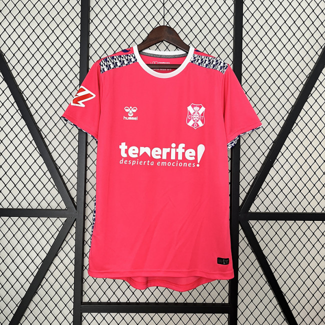 tenerife 2024-25 third red soccer jerseys