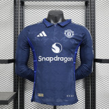 2024-25 Manchester United away long sleeve player version jersey