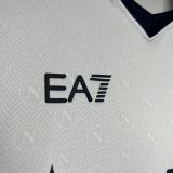 2024-25 Napoli away white soccer jersey