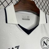 2024-25 Napoli away white soccer jersey