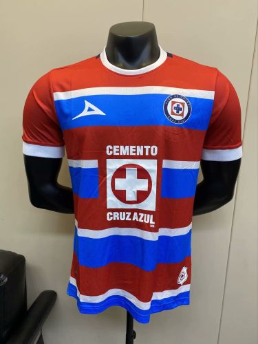 cruz azul 2024-25 blue red gk player version S-3XL(The player version is more slim fit, it is recommended to buy one size larger)