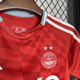2024-25 Aberdeen F.C home kids kit