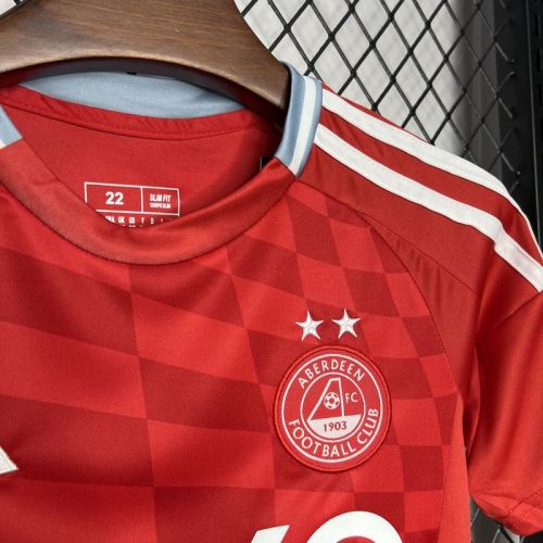 2024-25 Aberdeen F.C home kids kit