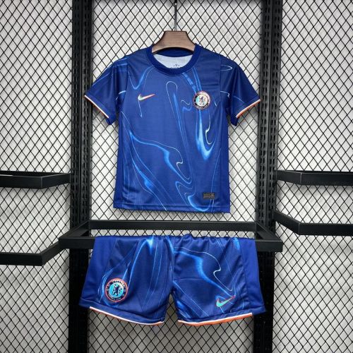 2024-25 chelsea home kids kit