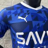 Player Version 2024-25 Al Hilal Home Jersey(The player version is more slim fit, it is recommended to buy one size larger)