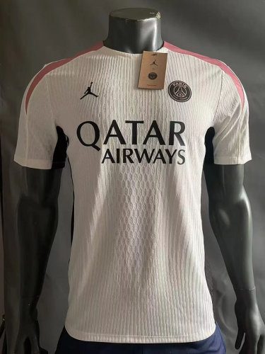 2024-25 paris saint germain AJ white player verison (The player version is more slim fit, it is recommended to buy one size larger)