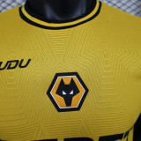 2024-25 Wolve home player version jersey(The player version is more slim fit, it is recommended to buy one size larger)