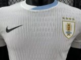 2024-25 Uruguay Away white player version jersey