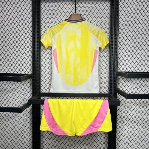 2024-25 Juventus away yellow kids kit