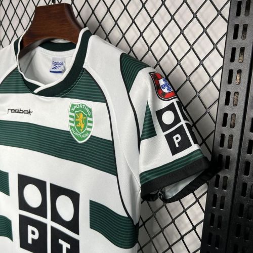 2001-03 Sporting Lisbon home retro kid kit