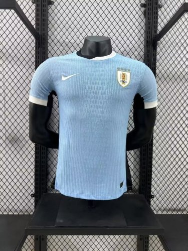 2024-25 Uruguay Home Player version jersey(The player version is more slim fit, it is recommended to buy one size larger)