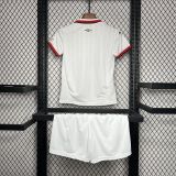 2024-25 AC Milan Away white kids kit