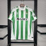2024-25 Betis home jersey with Sponsor(GREE)
