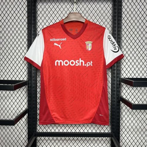 Braga 2024-25 home soccer jerseys