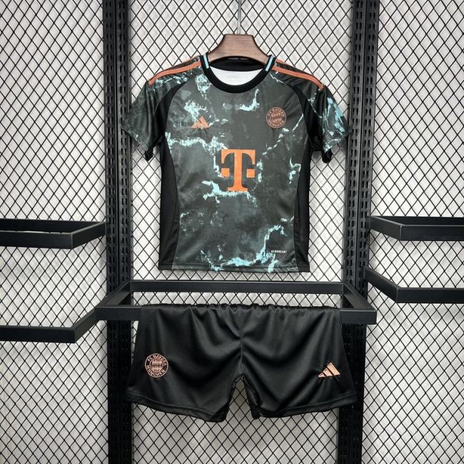 2024-25 Bayern Munich away kids soccer jerseys