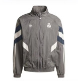 Real Madrid gray windbreaker