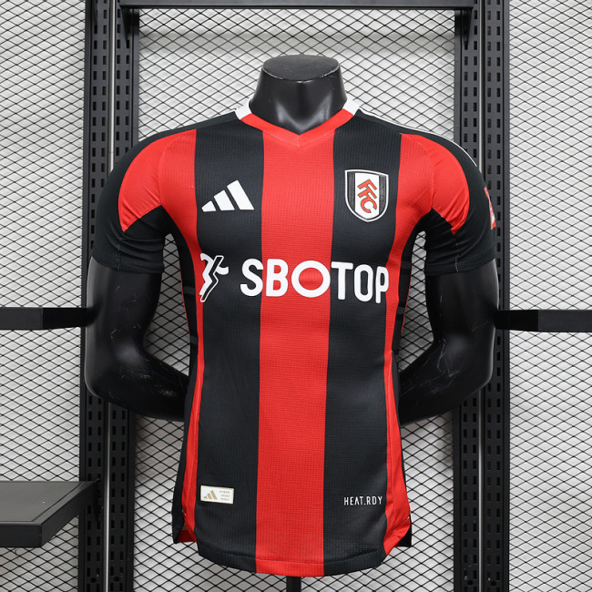 2024-25 Fulham F.C. away player version jersey(The player version is more slim fit, it is recommended to buy one size larger)