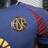2024-25 Roma Third away player version jersey(The player version is more slim fit, it is recommended to buy one size larger)