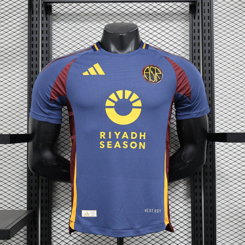 2024-25 Roma Third away player version jersey(The player version is more slim fit, it is recommended to buy one size larger)